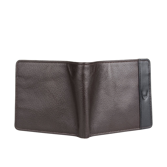Hidesign EE PLUTO W1 RF BI-FOLD WALLET Brown