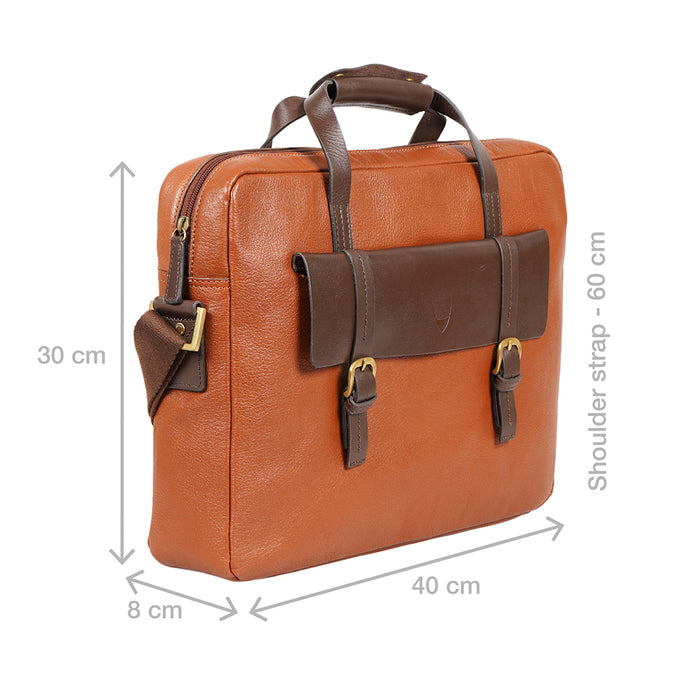 Hidesign EE RONALDO 01 BRIEFCASE Tan