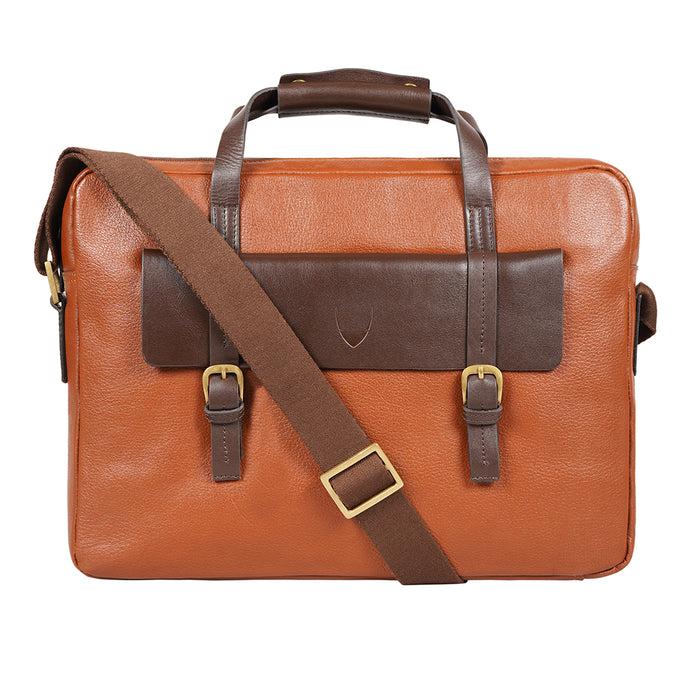 hidesign EE RONALDO 01 BRIEFCASE Tan