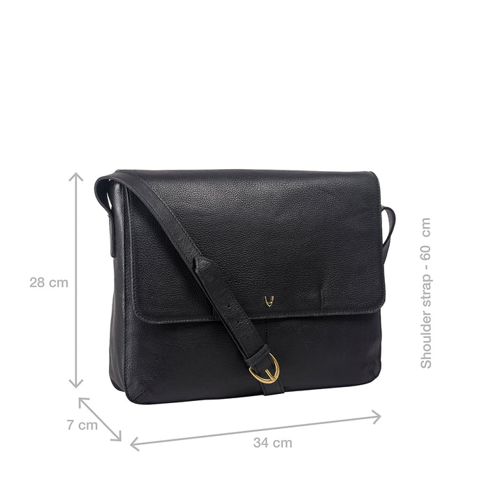 Hidesign EE SALVODOR 01 MESSENGER BAG Black