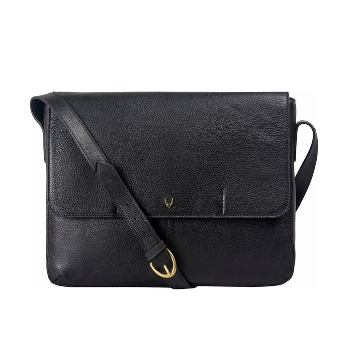 hidesign EE SALVODOR 01 MESSENGER BAG Black
