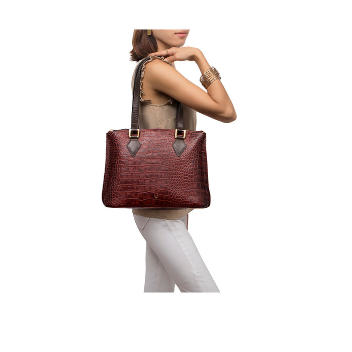 Hidesign EE SCORPIO 02 TOTE BAG Marsala