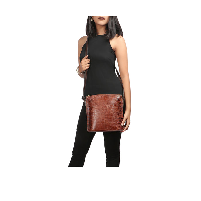 hidesign EE SCORPIO 03 CROSSBODY Tan