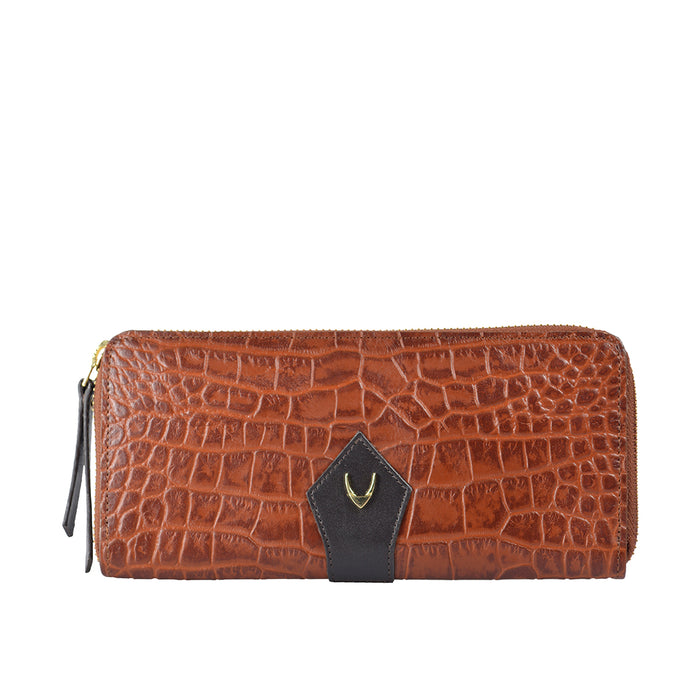 hidesign EE SCORPIO W2 ZIP AROUND WALLET Tan