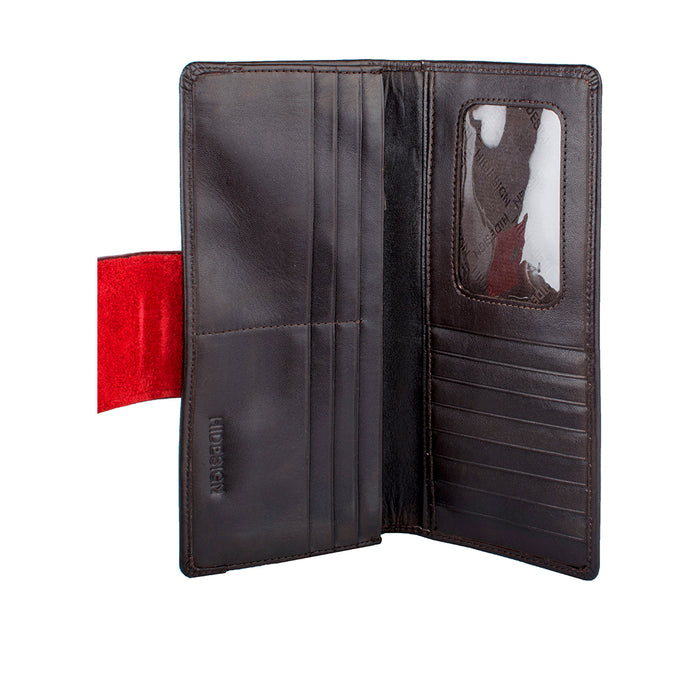 Hidesign EE SHANGHAI W2 BI-FOLD WALLET Brown
