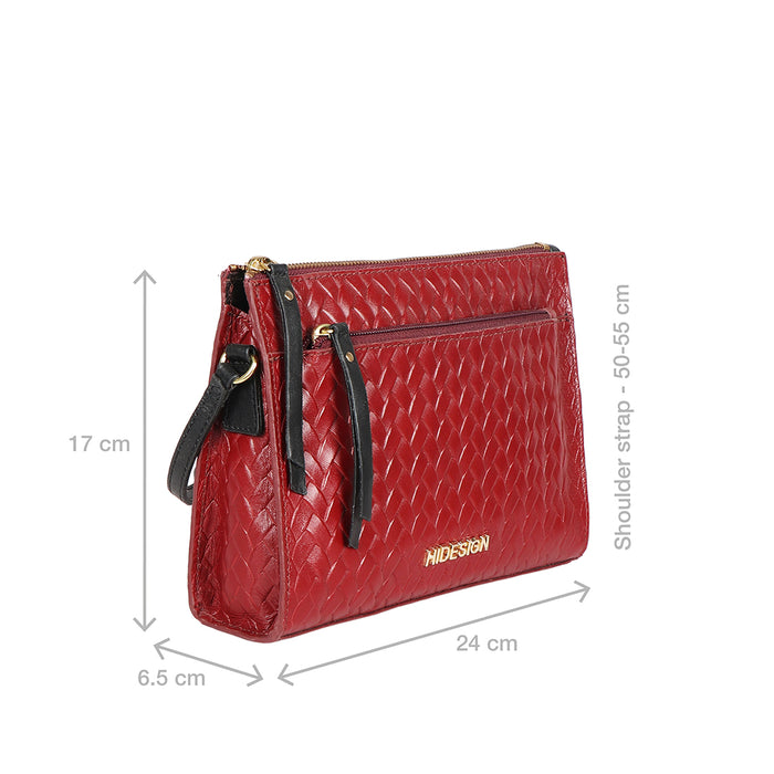 Hidesign EE SPRUCE 02-M SLING BAG Red