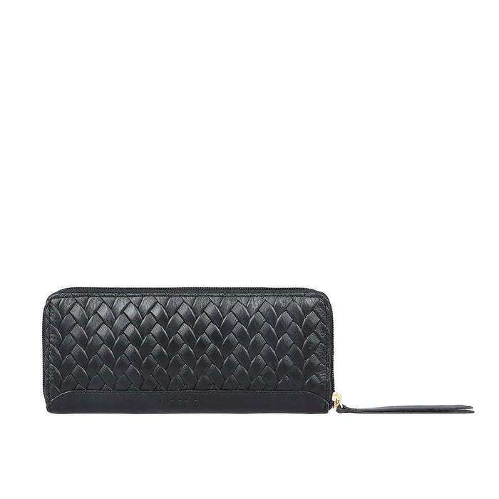 Hidesign EE SPRUCE W1-M ZIP AROUND WALLET Black