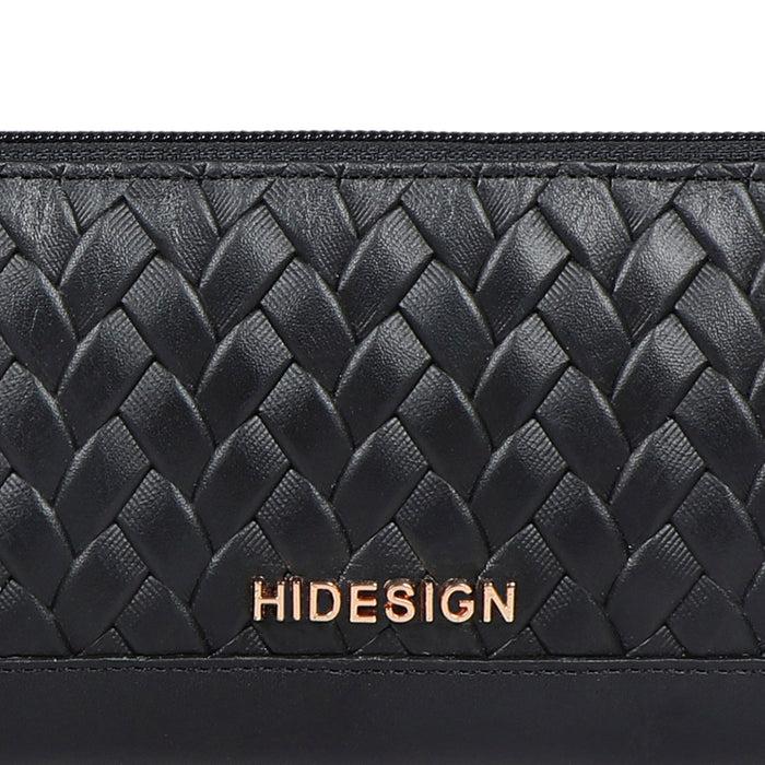 Hidesign EE SPRUCE W1-M ZIP AROUND WALLET Black