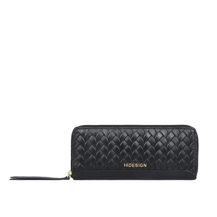 hidesign EE SPRUCE W1-M ZIP AROUND WALLET Black