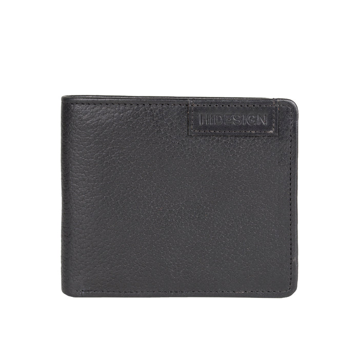 Hidesign EE URANUS W4 BI-FOLD WALLET Black
