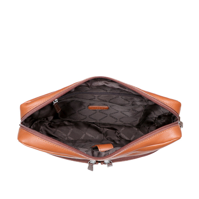 Hidesign EE XAVI 01 CROSSBODY Tan