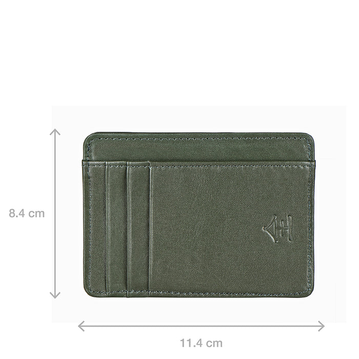 Hidesign EIJO W6 CARD HOLDER Green