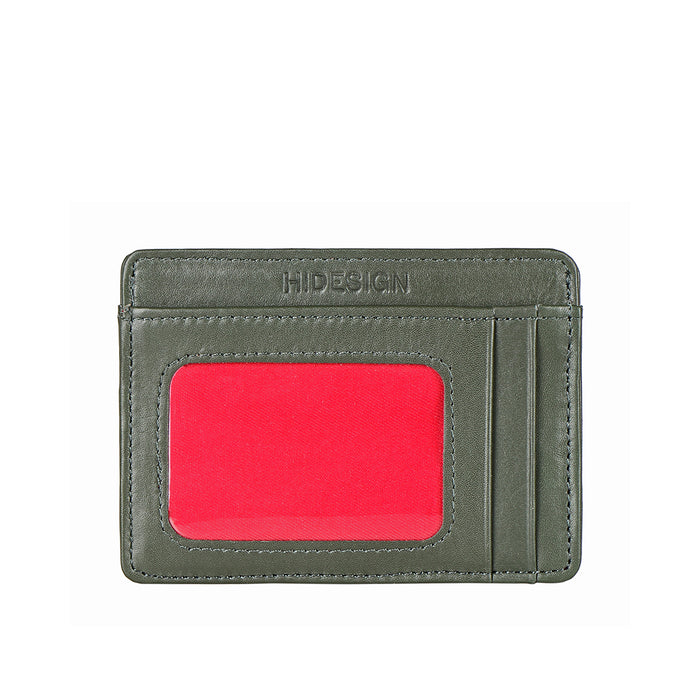Hidesign EIJO W6 CARD HOLDER Green