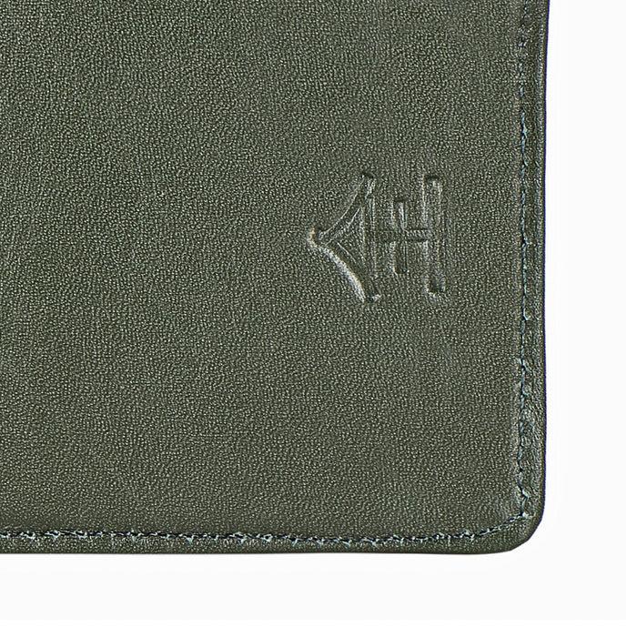Hidesign EIJO W6 CARD HOLDER Green