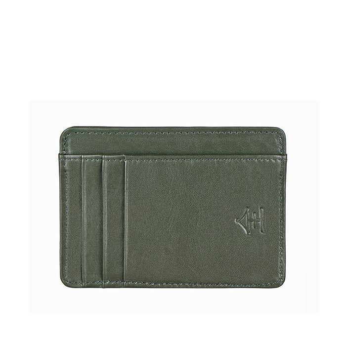 hidesign EIJO W6 CARD HOLDER Green