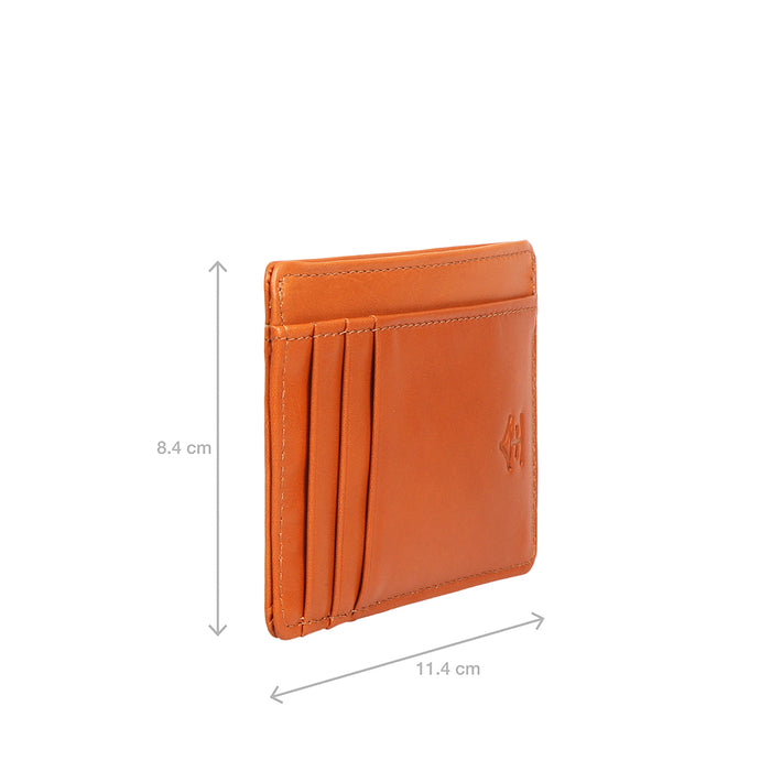 Hidesign EIJO W6 CARD HOLDER Orange