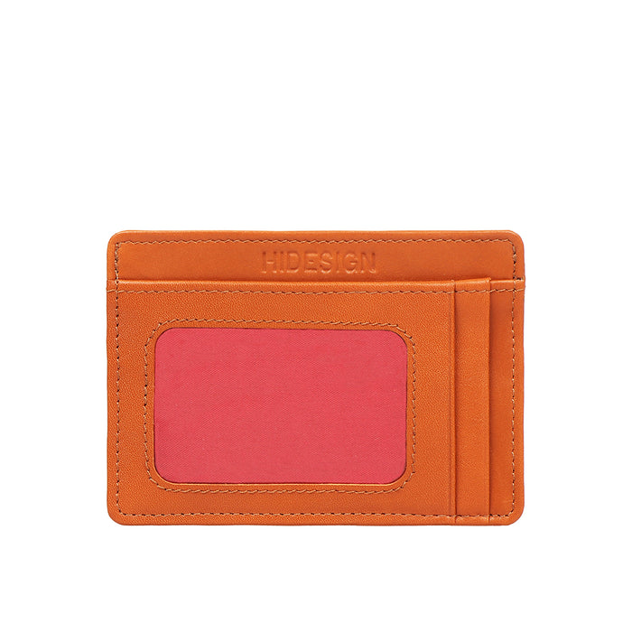 Hidesign EIJO W6 CARD HOLDER Orange