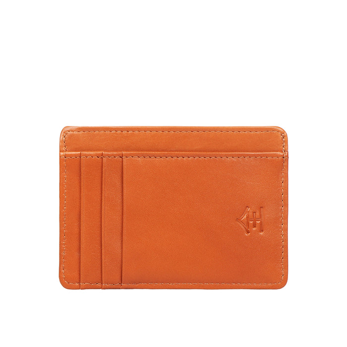 hidesign EIJO W6 CARD HOLDER Orange