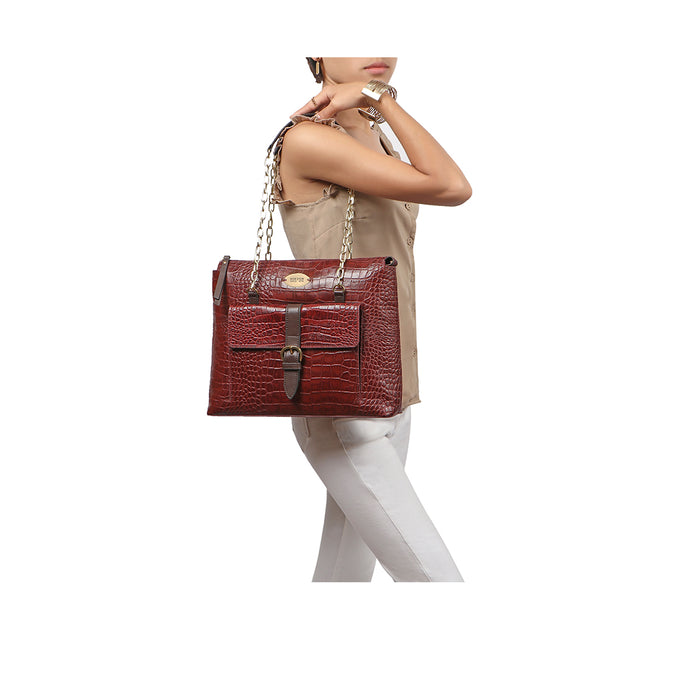 Hidesign ELIZA 01 SB TOTE BAG Marsala