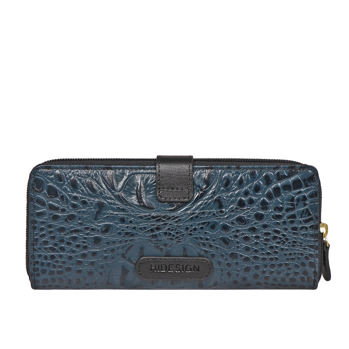 Hidesign ELIZA W1 RF SB ZIP AROUND WALLET Blue
