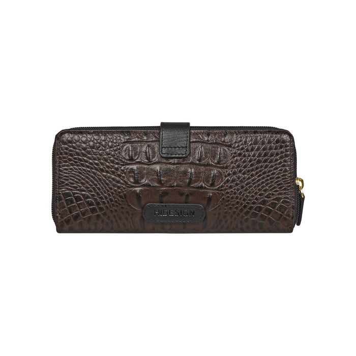 Hidesign ELIZA W1 RF SB ZIP AROUND WALLET Brown