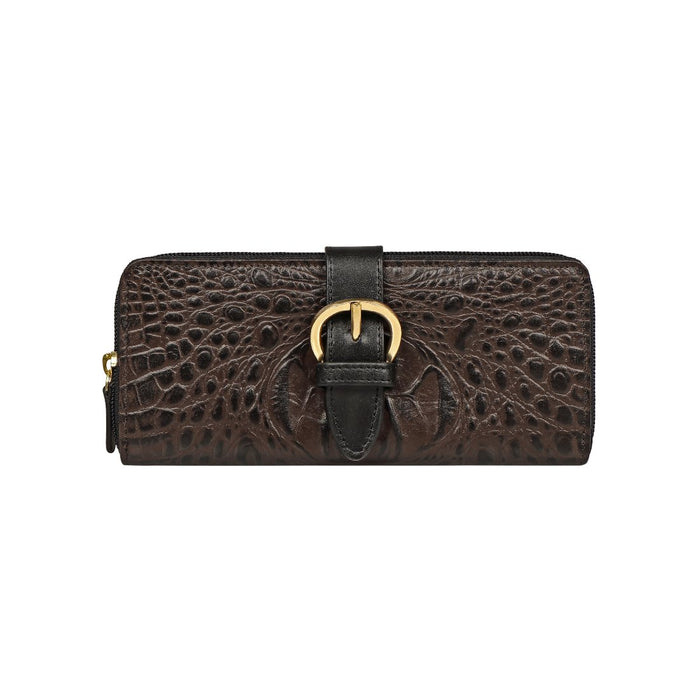 hidesign ELIZA W1 RF SB ZIP AROUND WALLET Brown