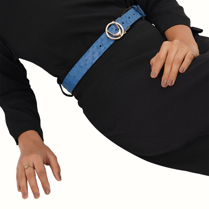 Hidesign ELODIE REVERSIBLE BELT Blue