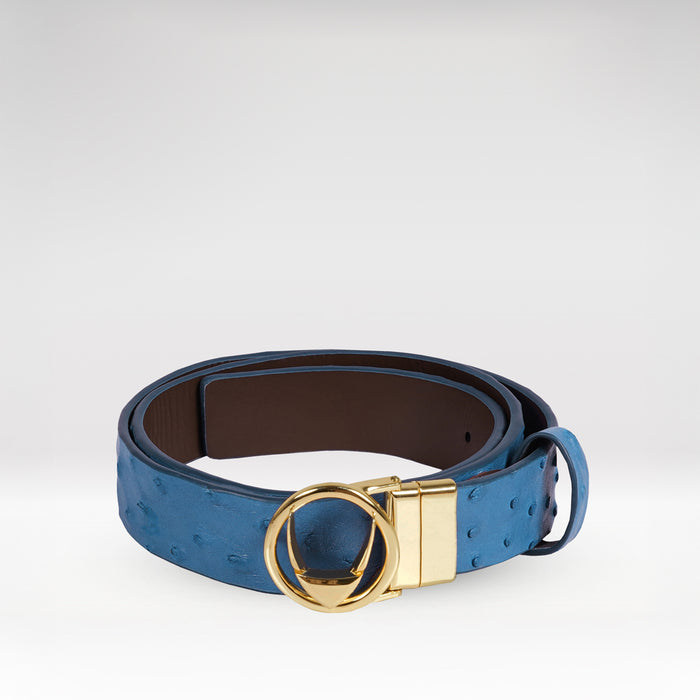 hidesign ELODIE REVERSIBLE BELT Blue