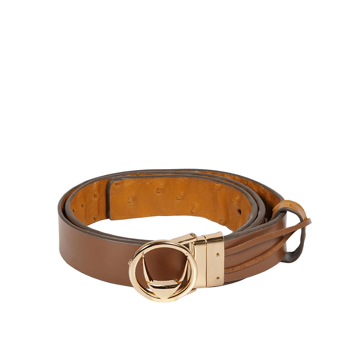 Hidesign ELODIE REVERSIBLE BELT Tan