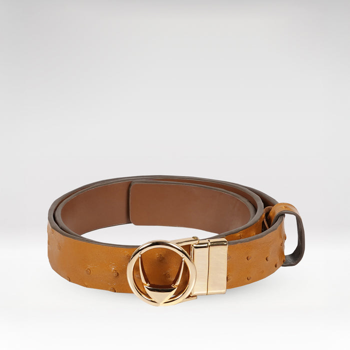hidesign ELODIE REVERSIBLE BELT Tan