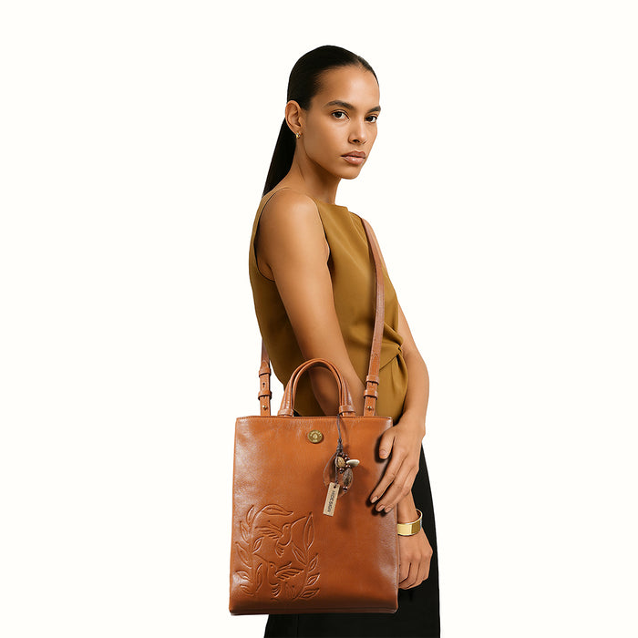 Hidesign ENCHANTED 01 CROSSBODY Tan