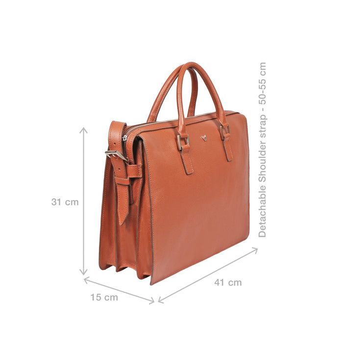 Hidesign ENZO 02 LAPTOP BAG Tan