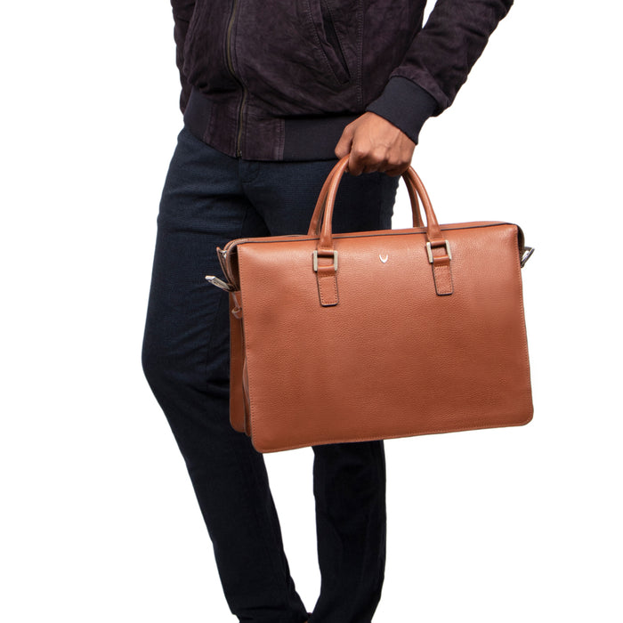 hidesign ENZO 02 LAPTOP BAG Tan