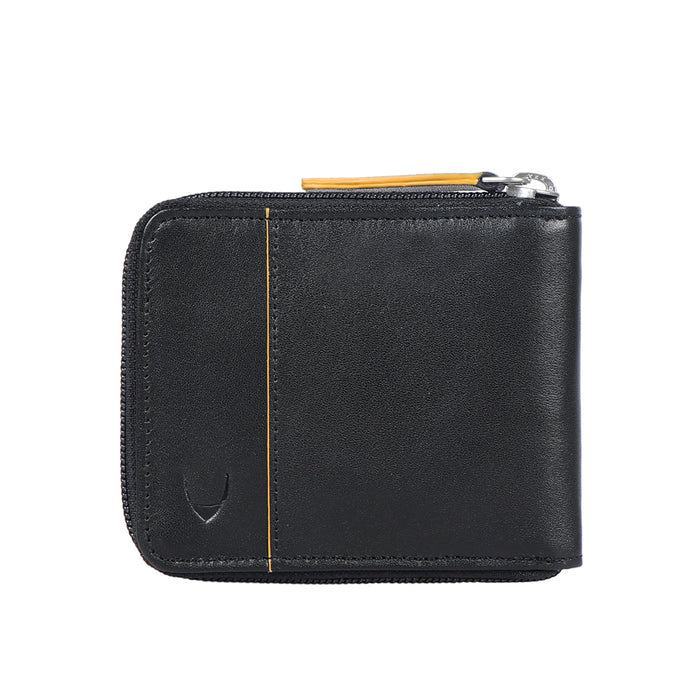 Hidesign ENZO W3 ZIP AROUND WALLET Black