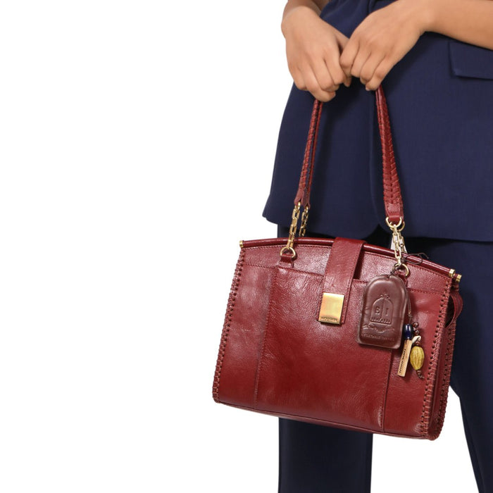 Hidesign FLOURISH 01 LAPTOP BAG Red