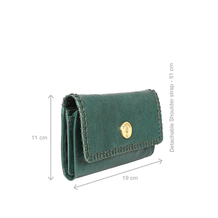 Hidesign FLOURISH W1 SLING WALLET Green