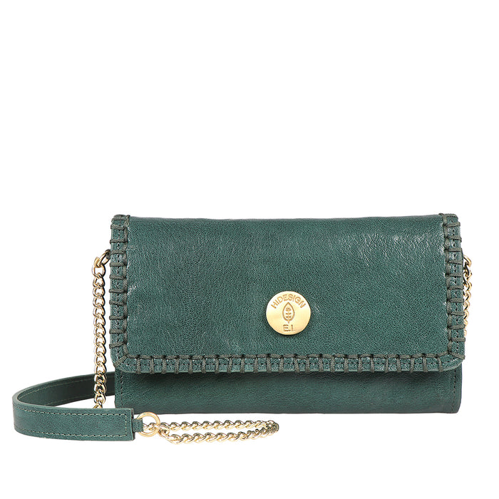 hidesign FLOURISH W1 SLING WALLET Green