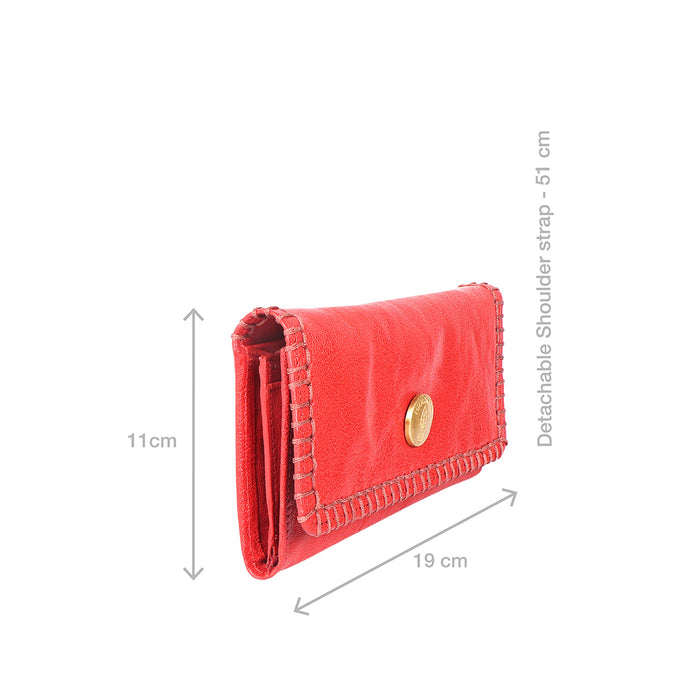 Hidesign FLOURISH W1 SLING WALLET Red
