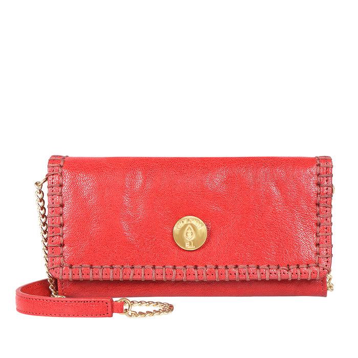 hidesign FLOURISH W1 SLING WALLET Red