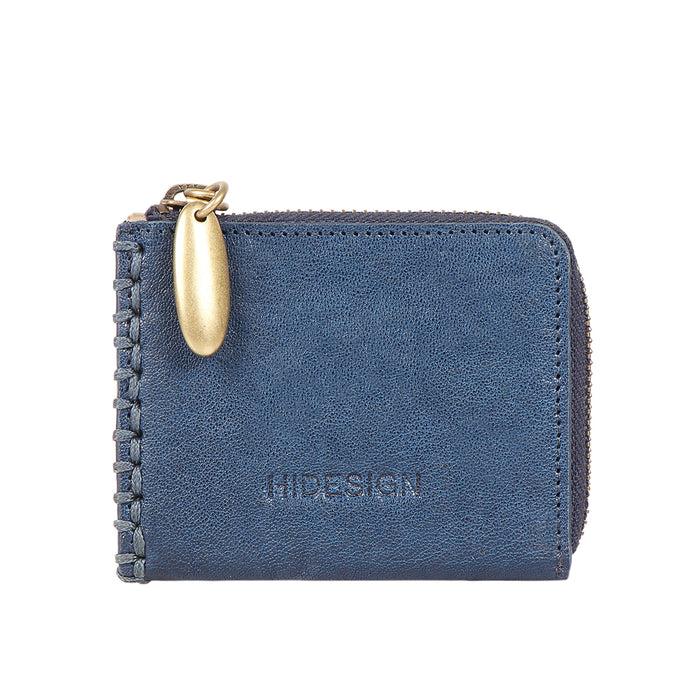 hidesign FLOURISH W3 CARD HOLDER Blue