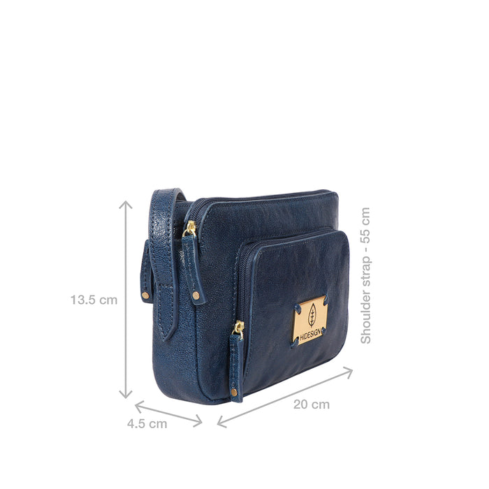 Hidesign FLOURISH W4 SLING WALLET Blue