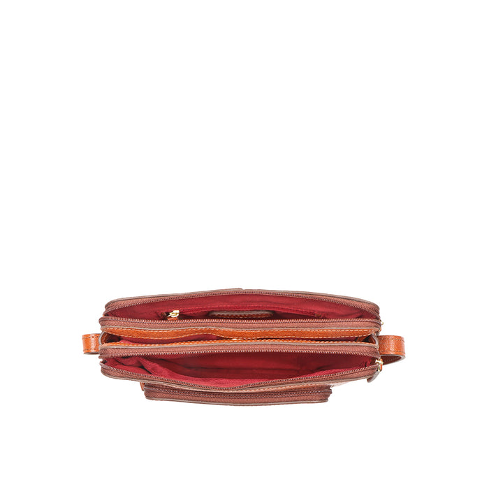 Hidesign FLOURISH W4 SLING WALLET Orange