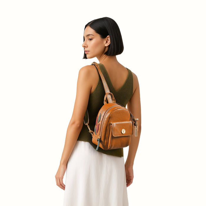 Hidesign FOREST 01 CROSSBODY Tan