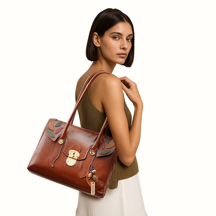 Hidesign FOREST 02 TOTE BAG Tan