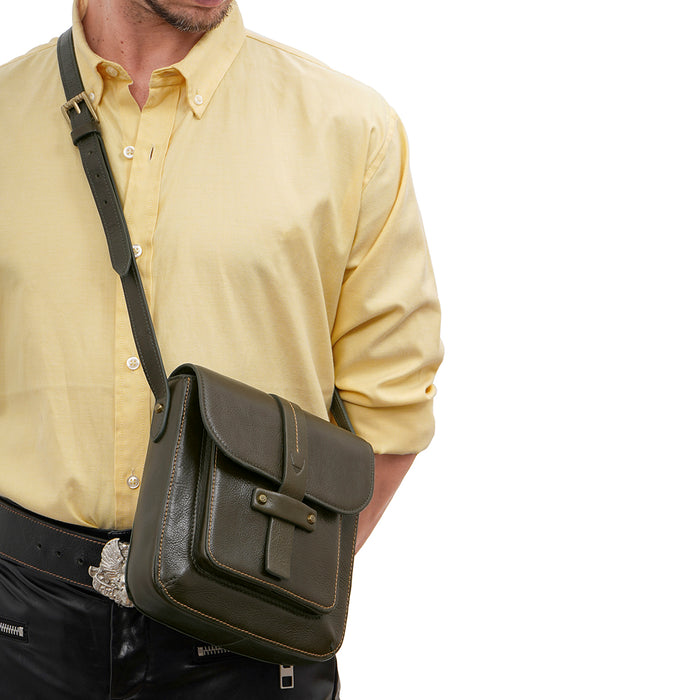 hidesign FORT WORTH 01 SLING BAG Green