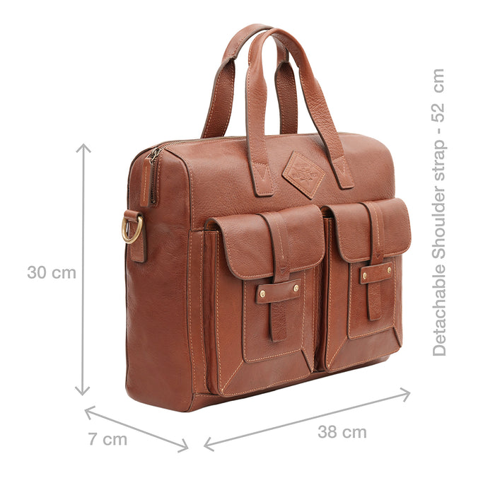 Hidesign FORT WORTH 02 CROSSBODY Tan