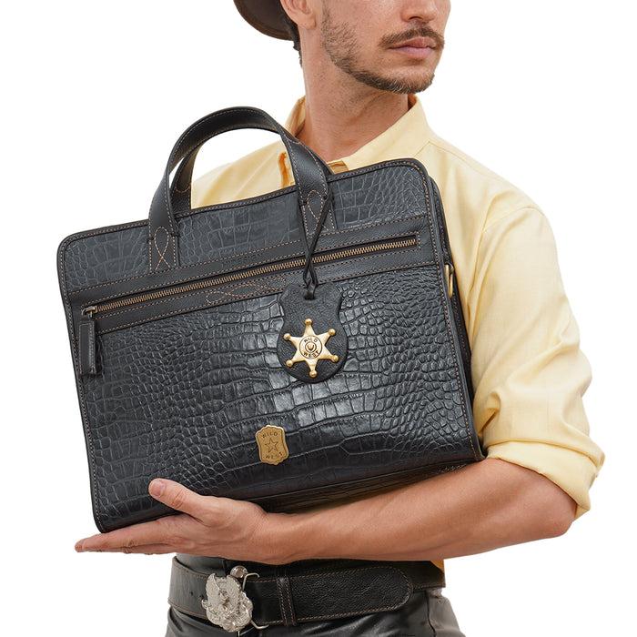 Hidesign FORT WORTH 03 BRIEFCASE Blue