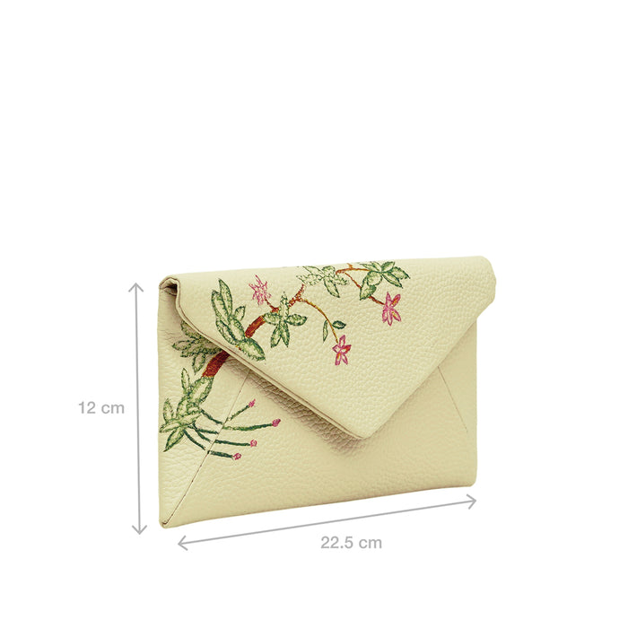 Hidesign GARDEN W1 CLUTCH White