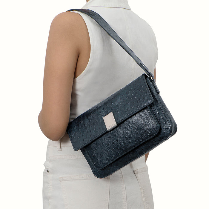 hidesign GATWICK 01 SHOULDER BAG Blue