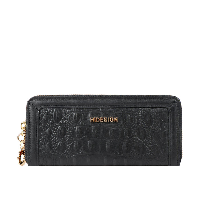 hidesign GLAM W1 ZIP AROUND WALLET Black